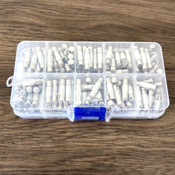 Hilitchi 150pcs 250V 0.5A to 15A Fast Blow Ceramic Fuses Tubes Fuses 5 x 20mm - Picture 1 of 2